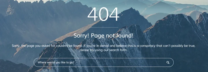 personnaliser page d'erreur 404 wordpress