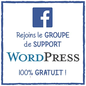 groupe de support wordpress en français sur facebook